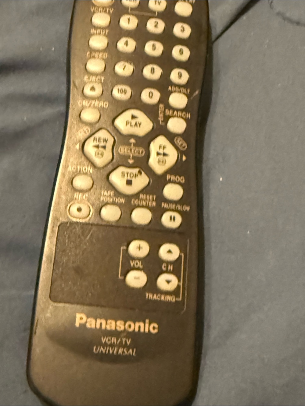 PANASONIC LSSQ0263 REMOTE CONTROL GENUINE OEM VCR TV UNIVERSAL PV-V4511 PV-451K